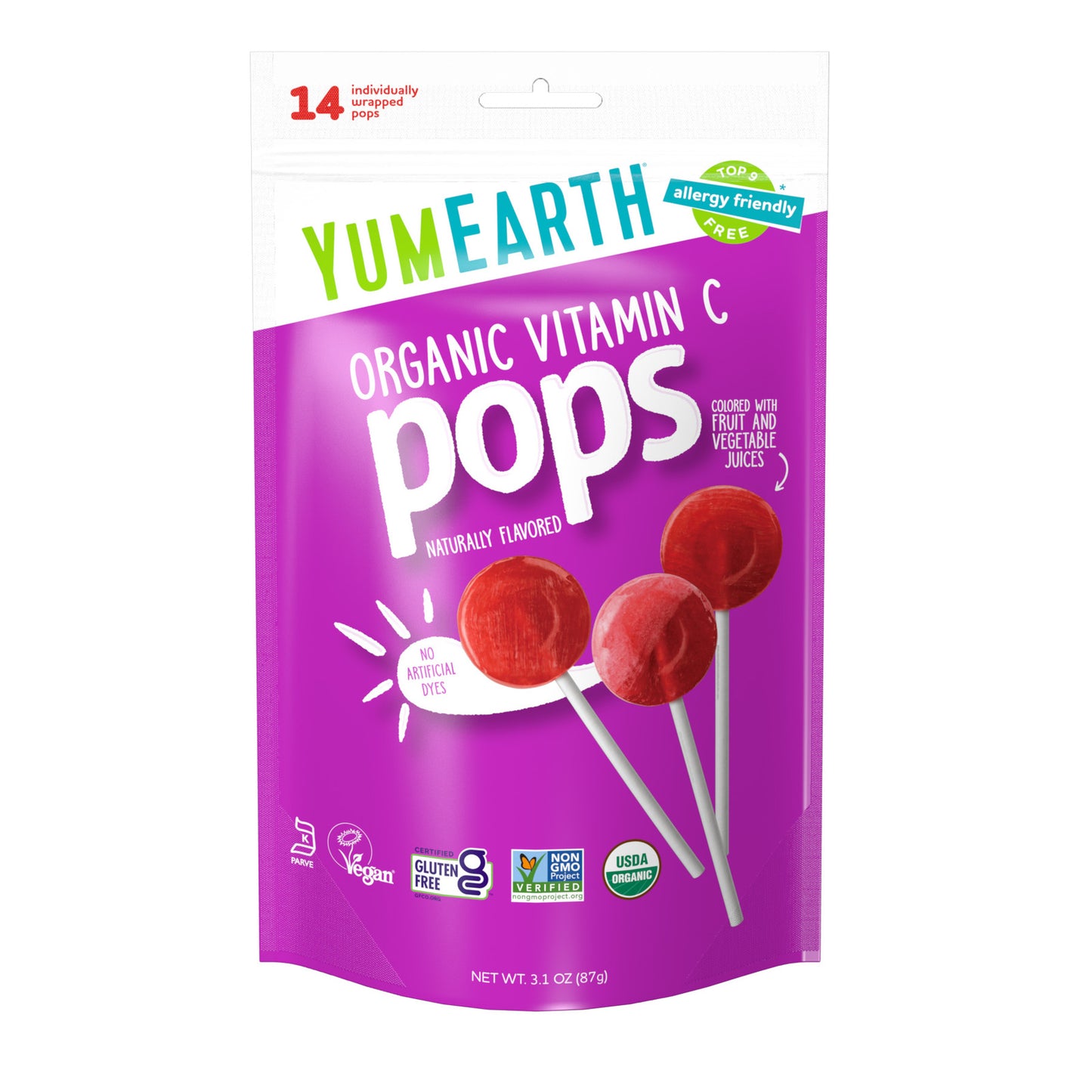 Yum Earth // Organic Lollipops Bags