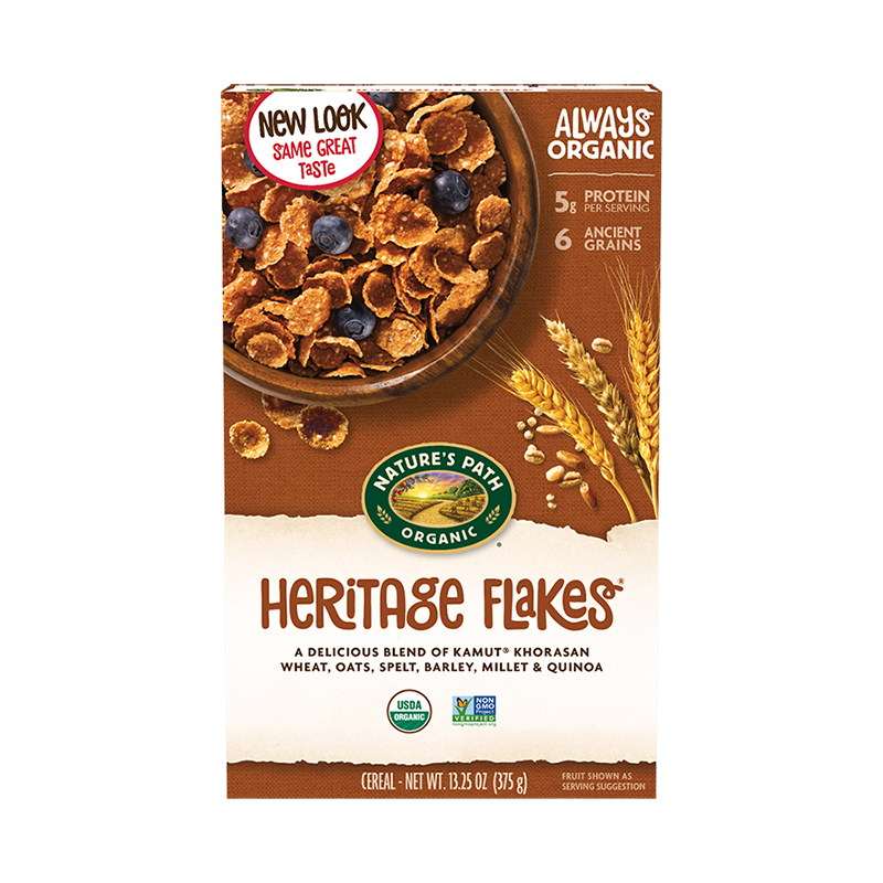 Nature's Path // Organic Heritage Flakes