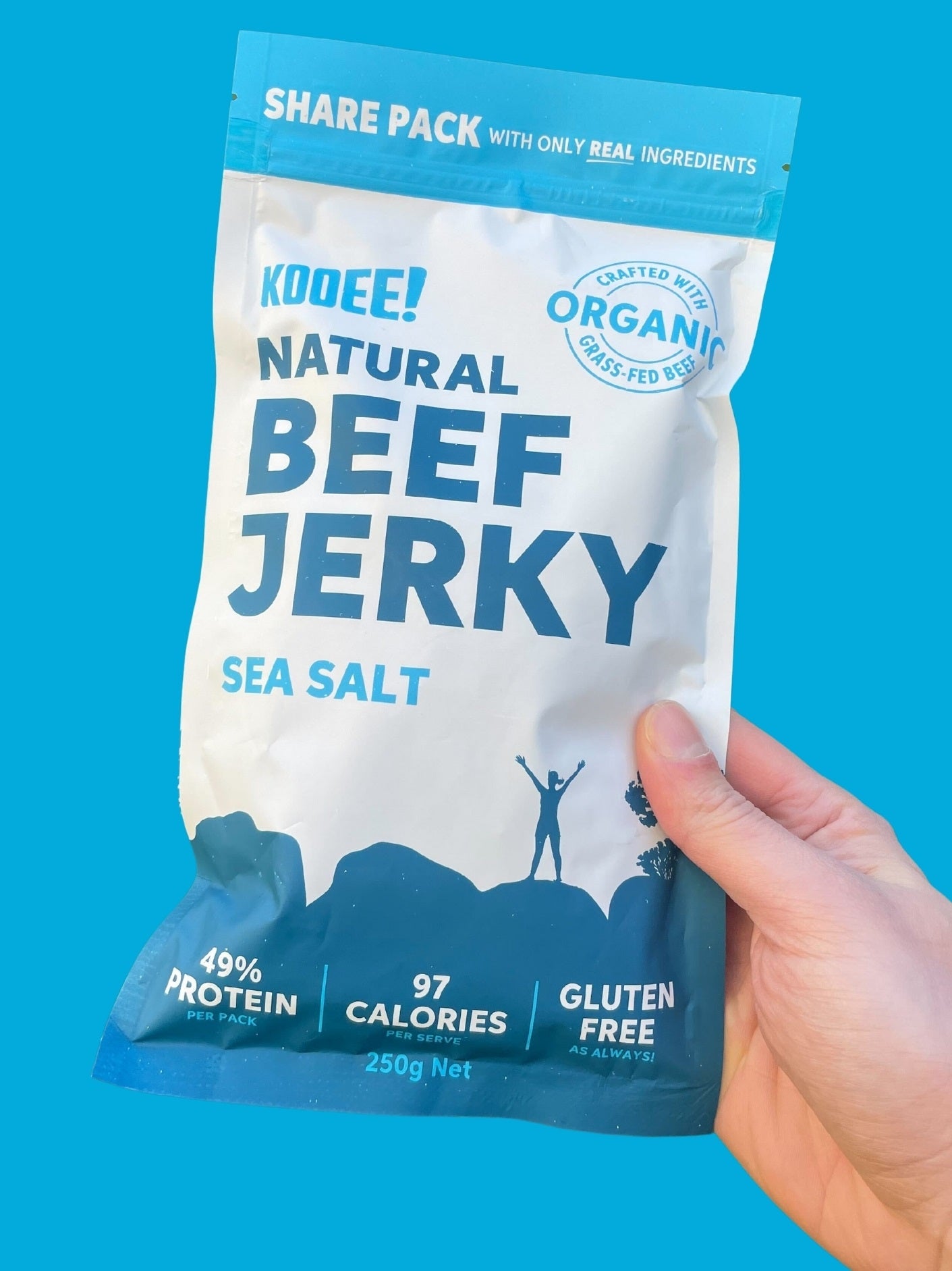 Kooee Grass-fed Beef Jerky // Classic Sea Salt