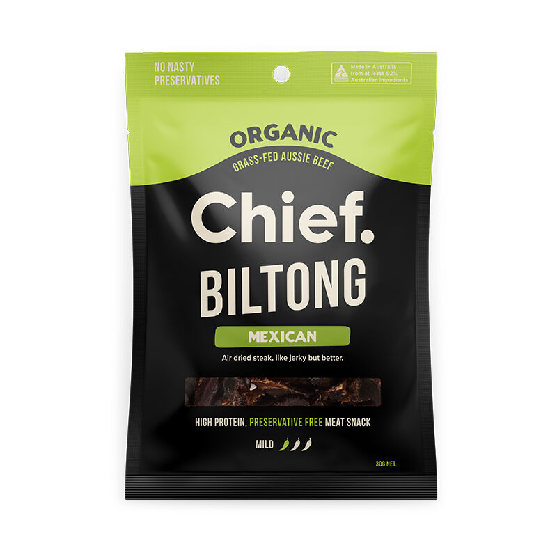 Chief Nutrition // Organic Grass Fed Biltong