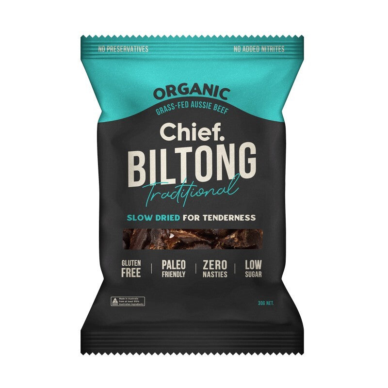 Chief Nutrition // Organic Grass Fed Biltong