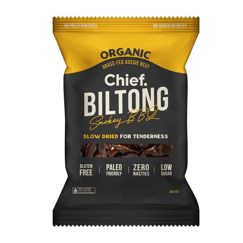 Chief Nutrition // Organic Grass Fed Biltong