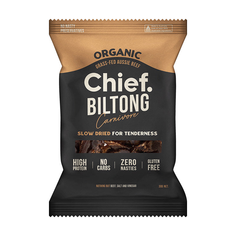 Chief Nutrition // Organic Grass Fed Biltong