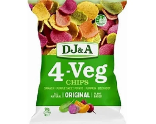 DJ&A 4-Veggie Chips - Original 90g