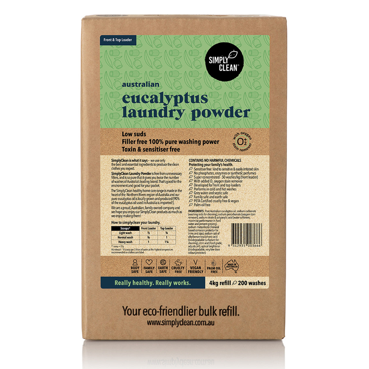Simply Clean Laundry Powder // Eucalyptus