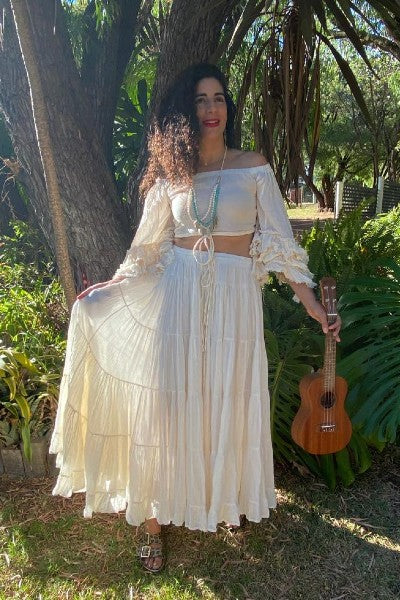 Calico Tiered Gypsy Skirt CALICO