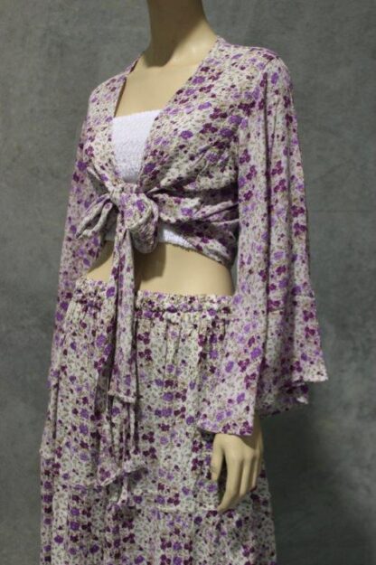 Crepe Cottage Kabaya Wrap Top