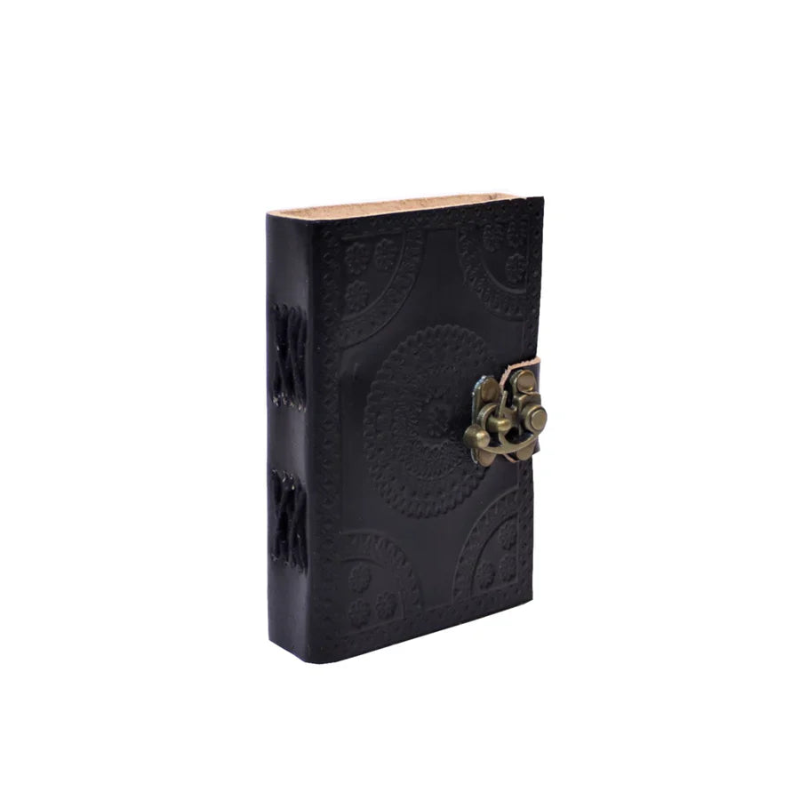 Leather Journal // Metal C Lock