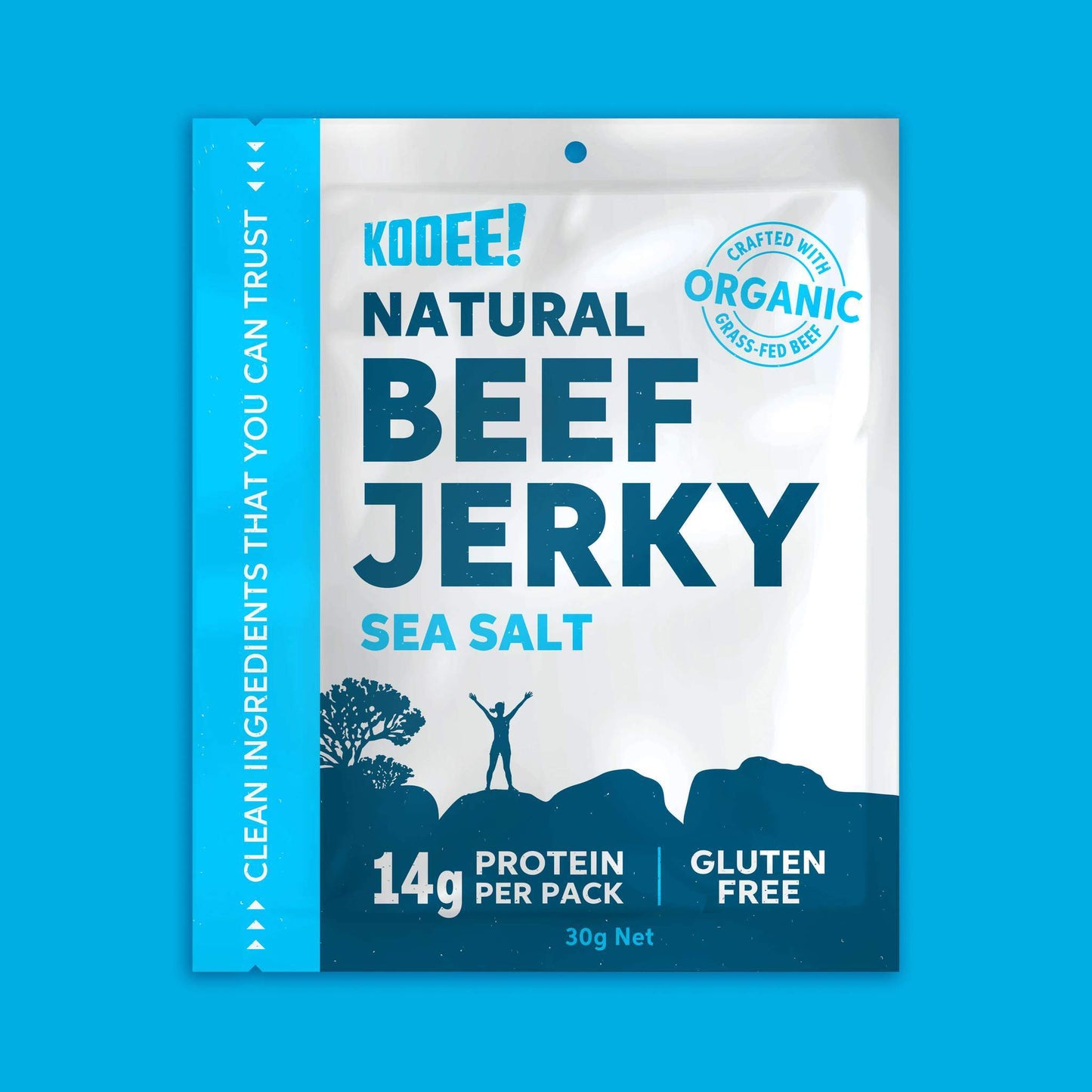 Kooee Grass-fed Beef Jerky // Classic Sea Salt