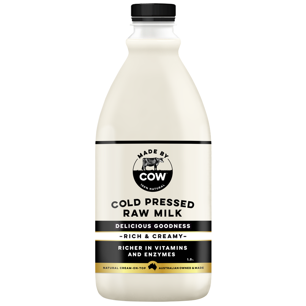 Made By Cow // Cold Pressed Raw Jeresy Milk