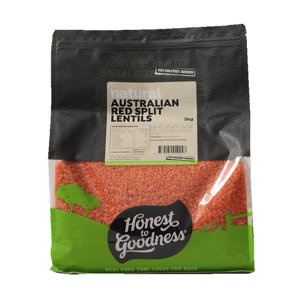 Honest To Goodness Australian Red Split Lentils