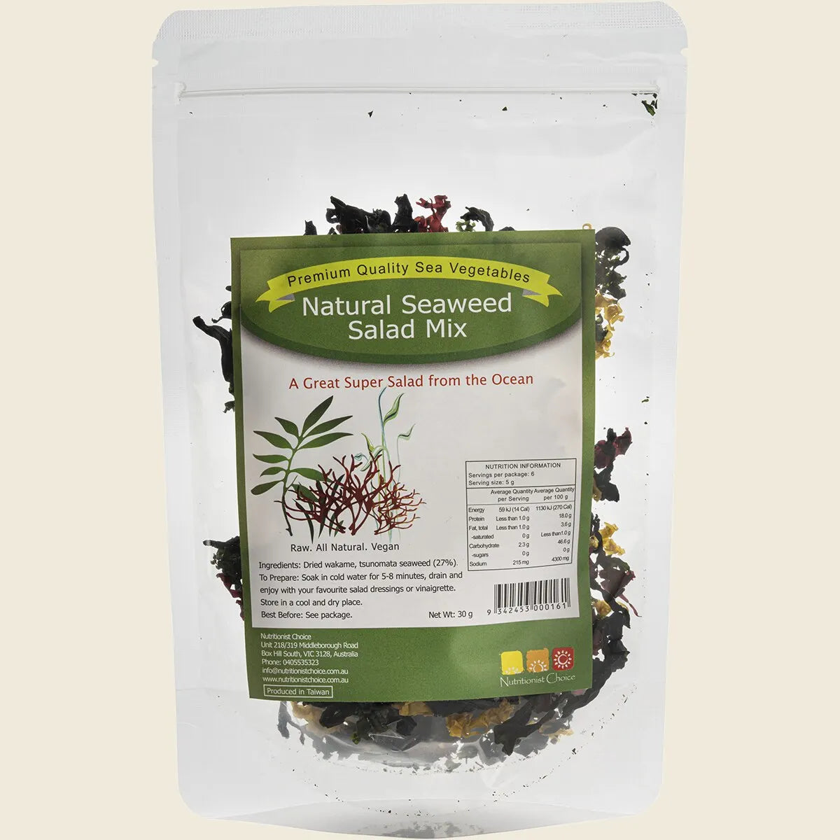 Nutritionist Choice Seaweed Salad Mix 30g