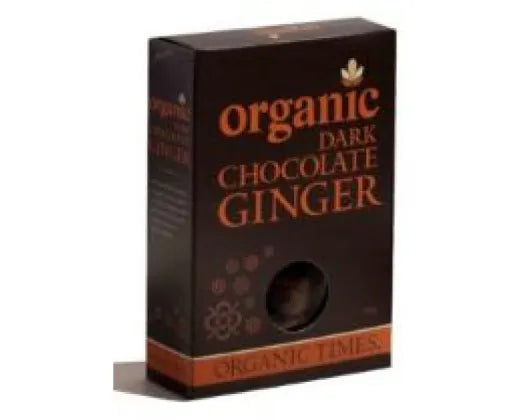 Organic Times DARK Choc Coated - Ginger