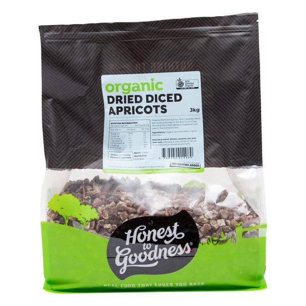 Organic Diced Dried Apricots