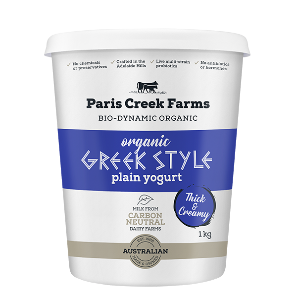 Paris Creek Organic Yogurt - Greek Style