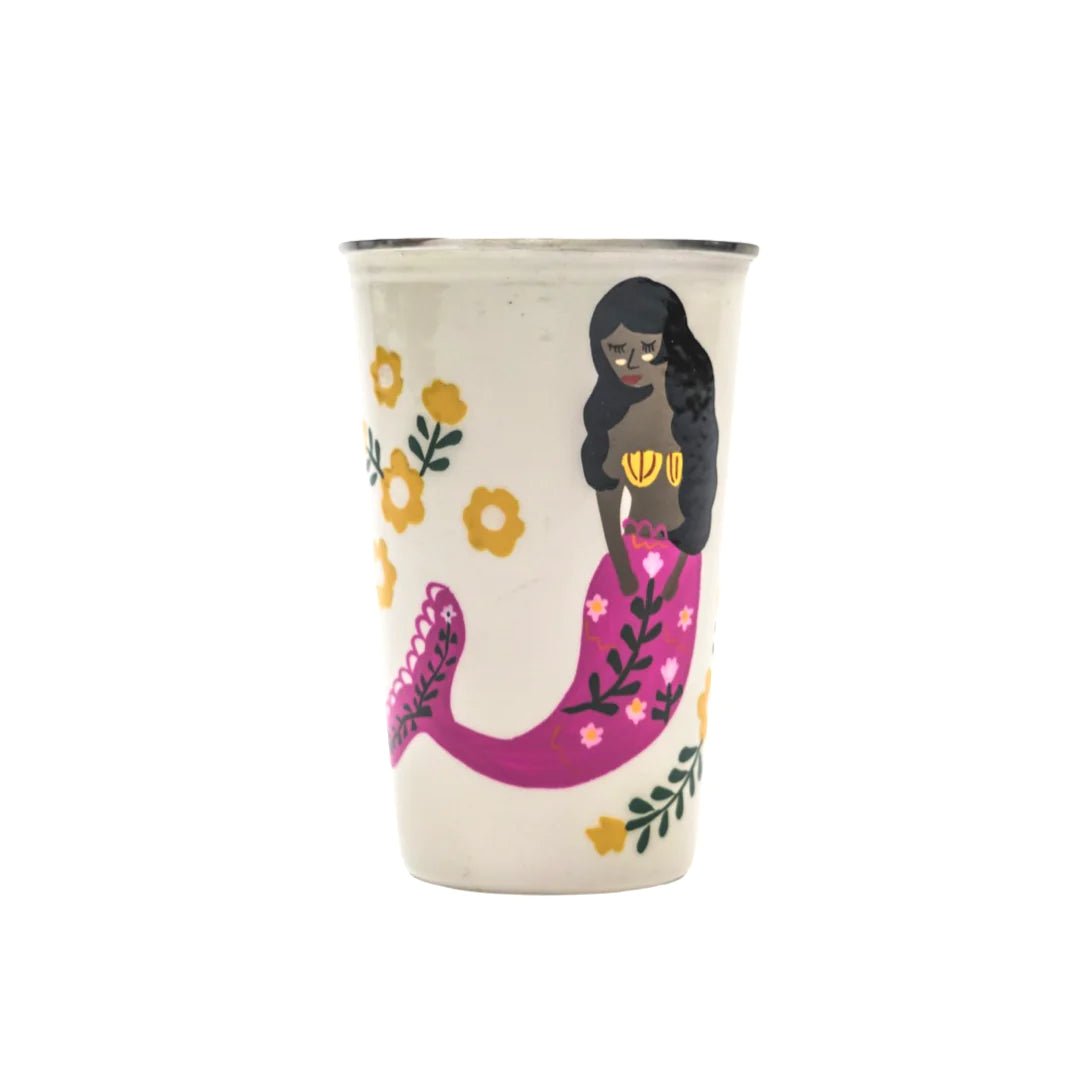 Picnic Folk Tumbler // Mermaid