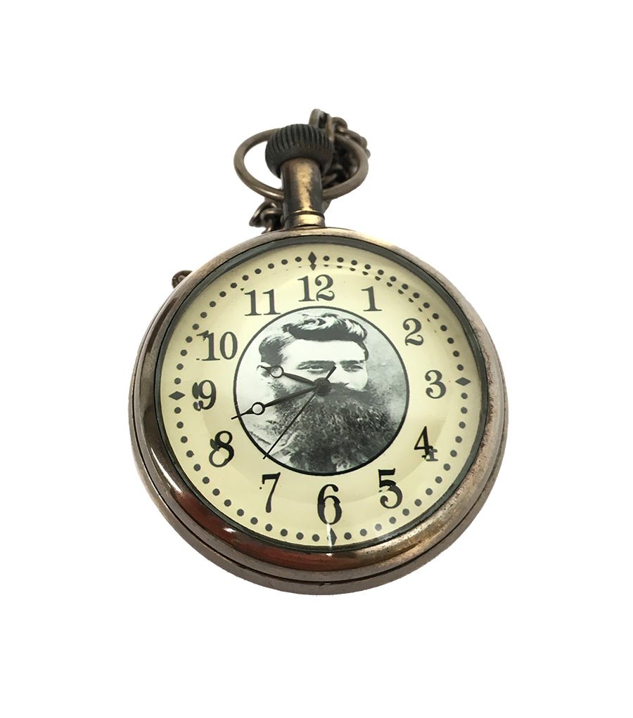 Ned Kelly Pocket Watch - (PW106) - Vintage World Australia - 2