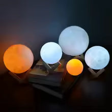 Star Moon Lights Colorful Rechargeable Touch Night Lamps