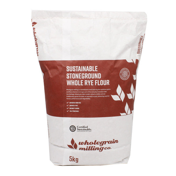Sustainable Stoneground Whole Rye Flour
