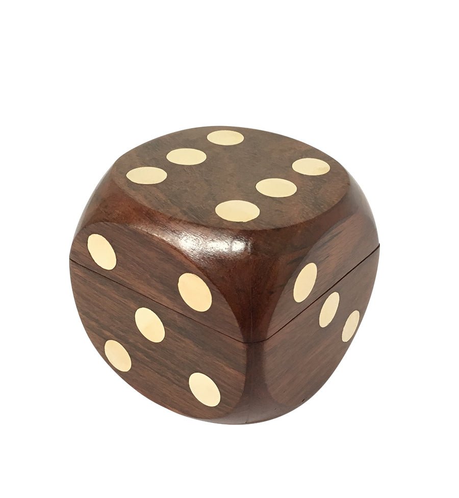 Wooden Dice Box - (WDS115) - Vintage World Australia - 2