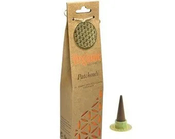 Organic Goodness // Incense Cones // Patchouli // 12PCE