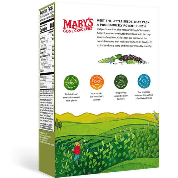 Marys Gone Crackers // Real Thin // Garlic Rosemary