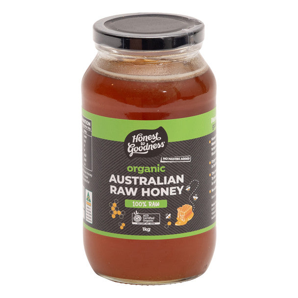 Honest To Goodness Organic Australian Raw Honey