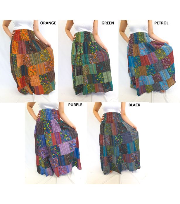 Happy Mushroom-Maxi Skirt