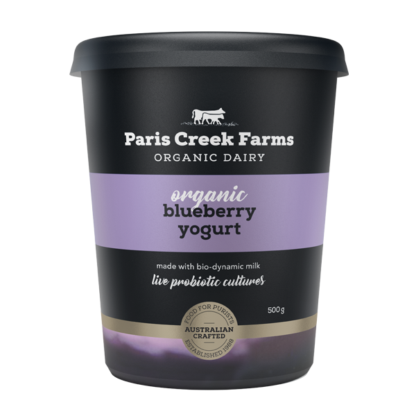 Paris Creek Organic Yogurt - Blueberry