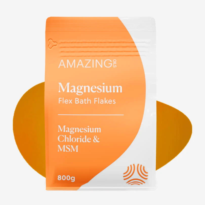 Amazing Oils Magnesium Flex Bath Flakes Magnesium Chloride & MSM