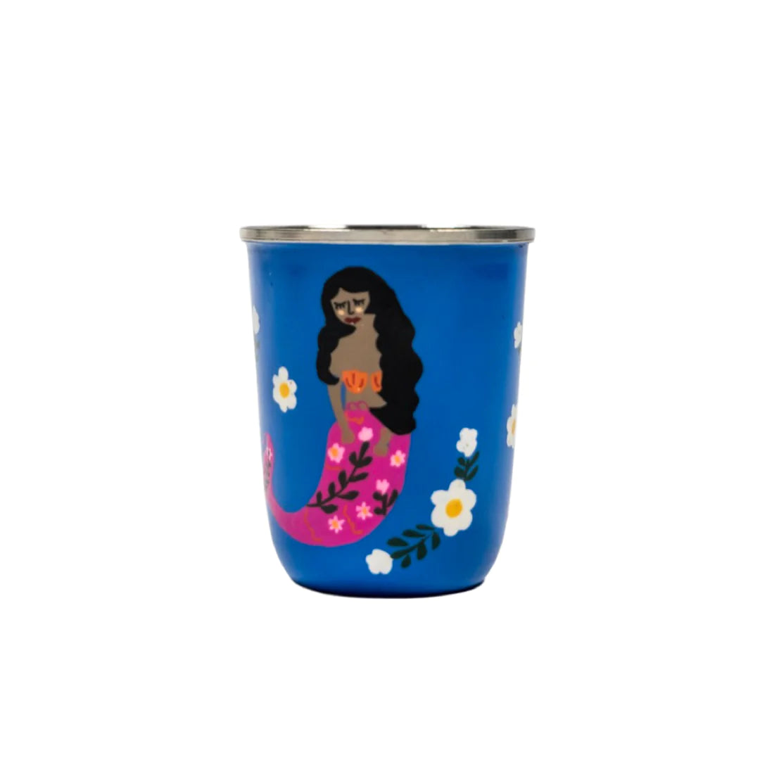 Picnic Folk Tumbler // Mermaid