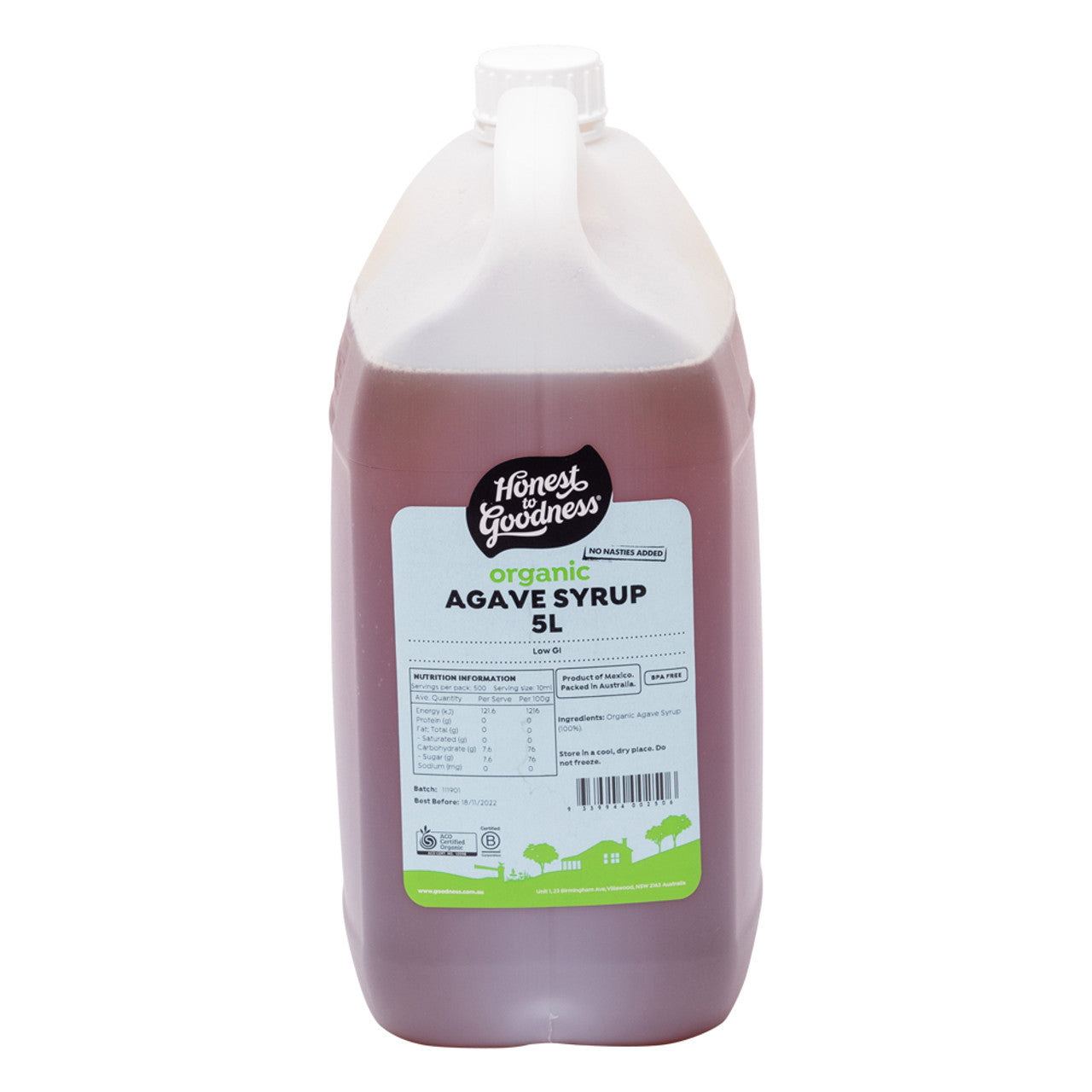 Honest To Goodness Organic Agave Syrup
