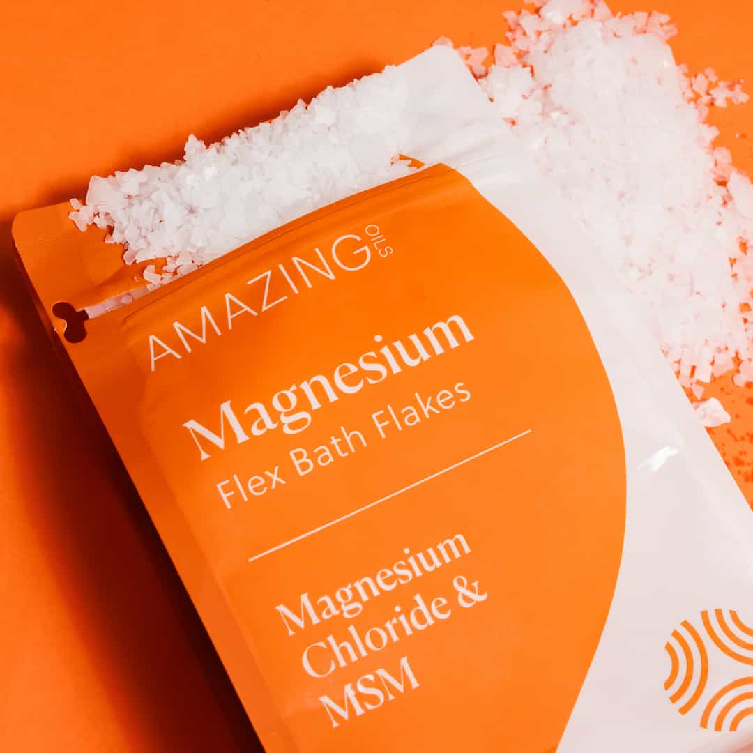 Amazing Oils Magnesium Flex Bath Flakes Magnesium Chloride & MSM