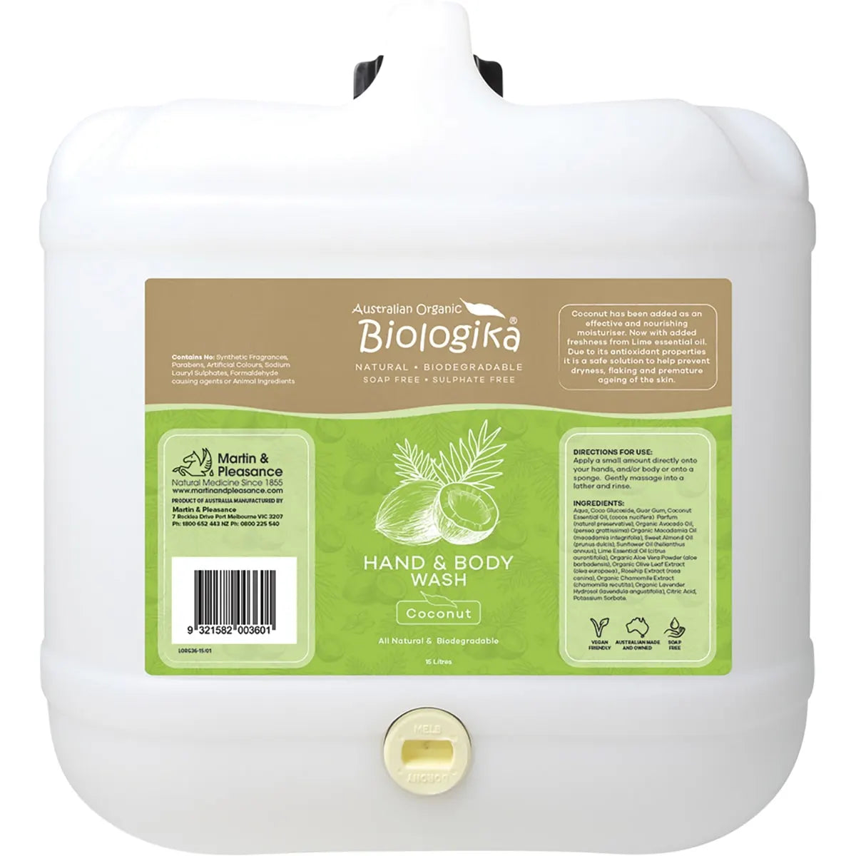 Biologika Organic Body Wash Everyday Coconut
