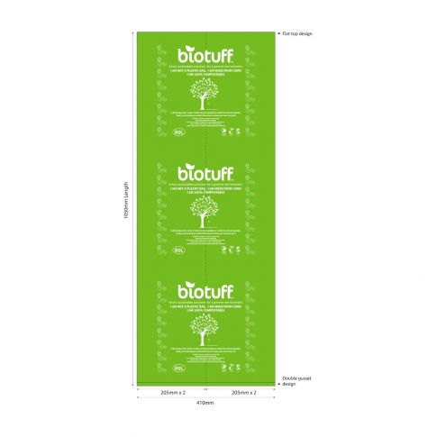 Biotuff Xtra Tuff Multi-Purpose Bags // Large // 80L 5 Bags