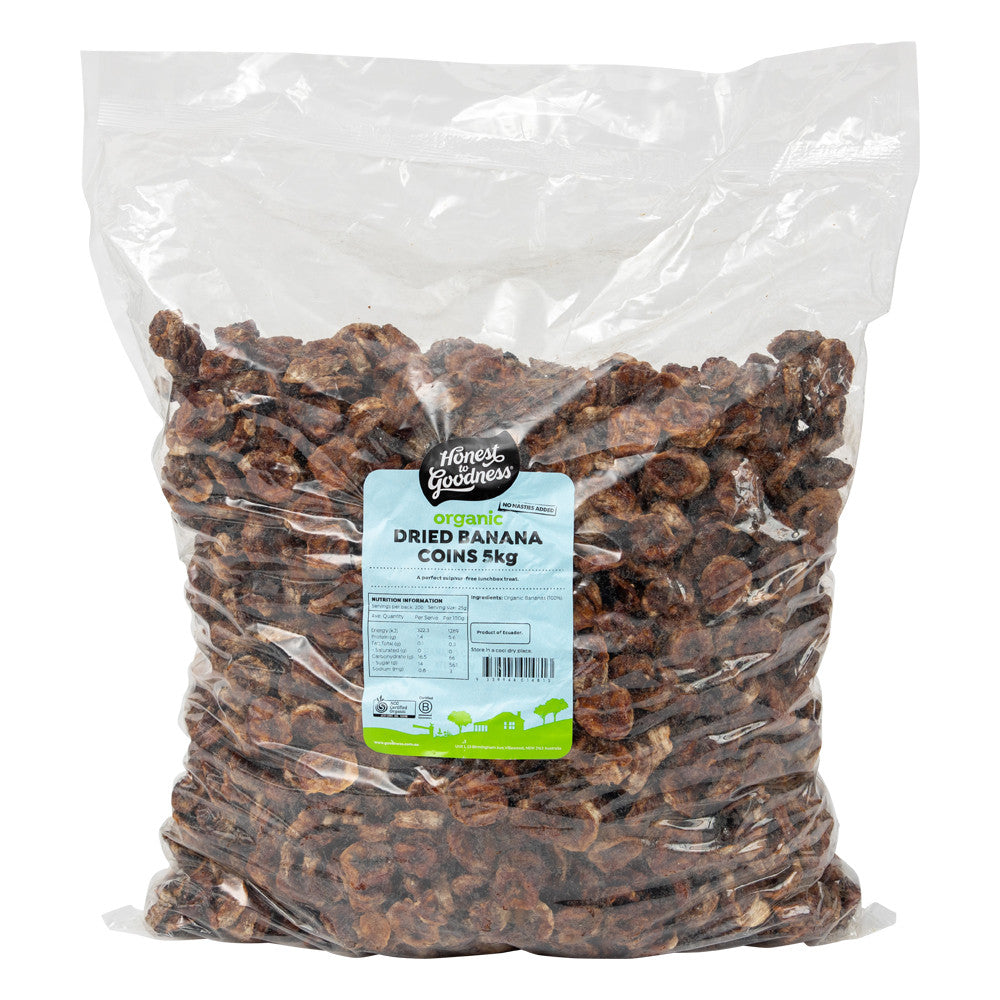 Honest To Goodness Organic Dried Banana Coins