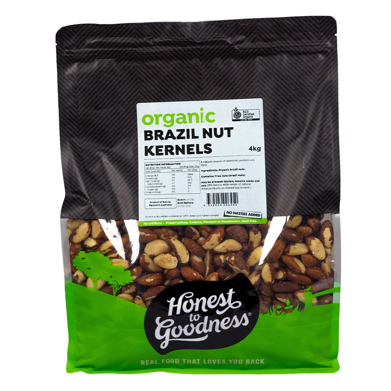 Honest To Goodness Organic Brazil Nuts