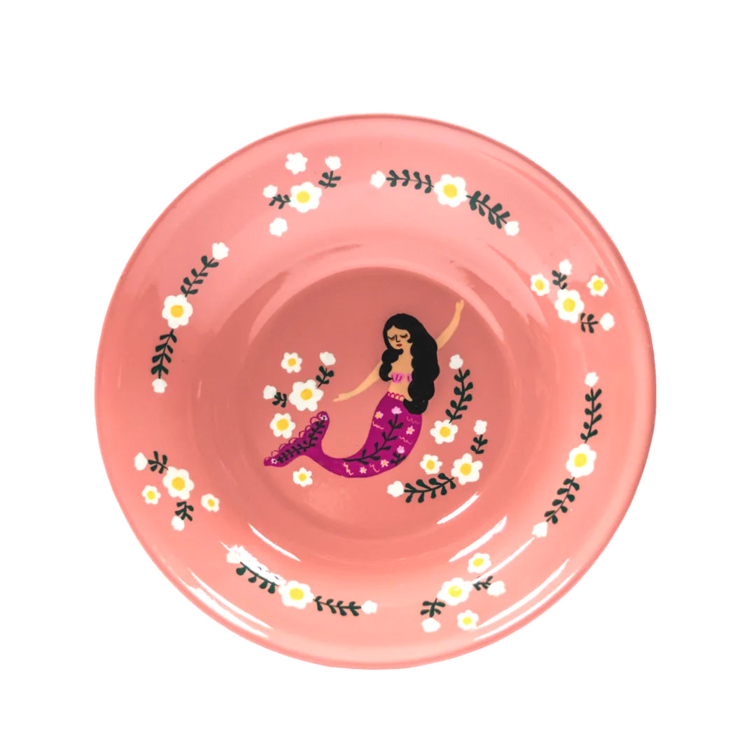 Picnic Folk Plate // Mermaid