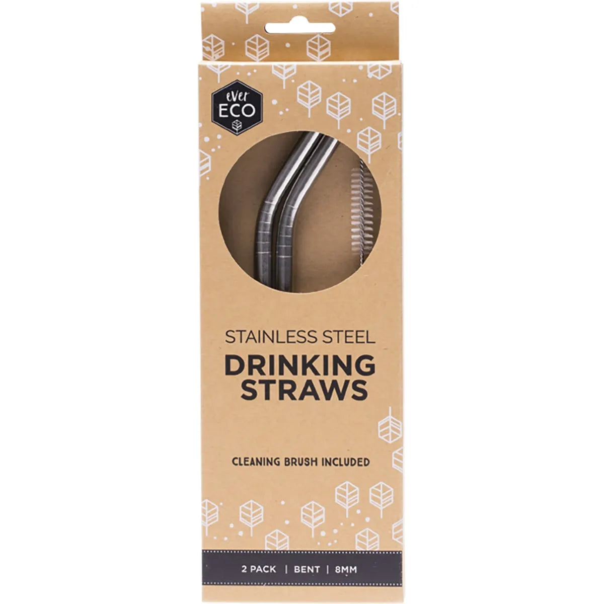 Ever Eco Stainless Steel Straws Bent