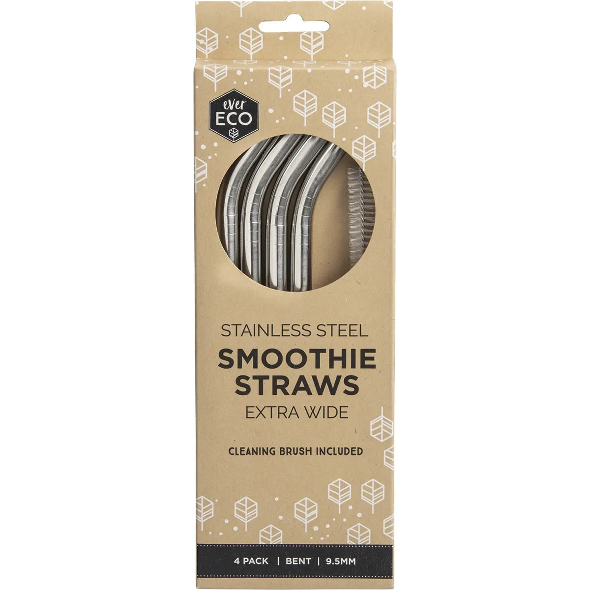 Ever Eco Stainless Steel Straws Bent // Smoothie