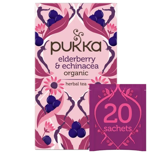 Pukka Tea Bags // Elderberry & Echinacea