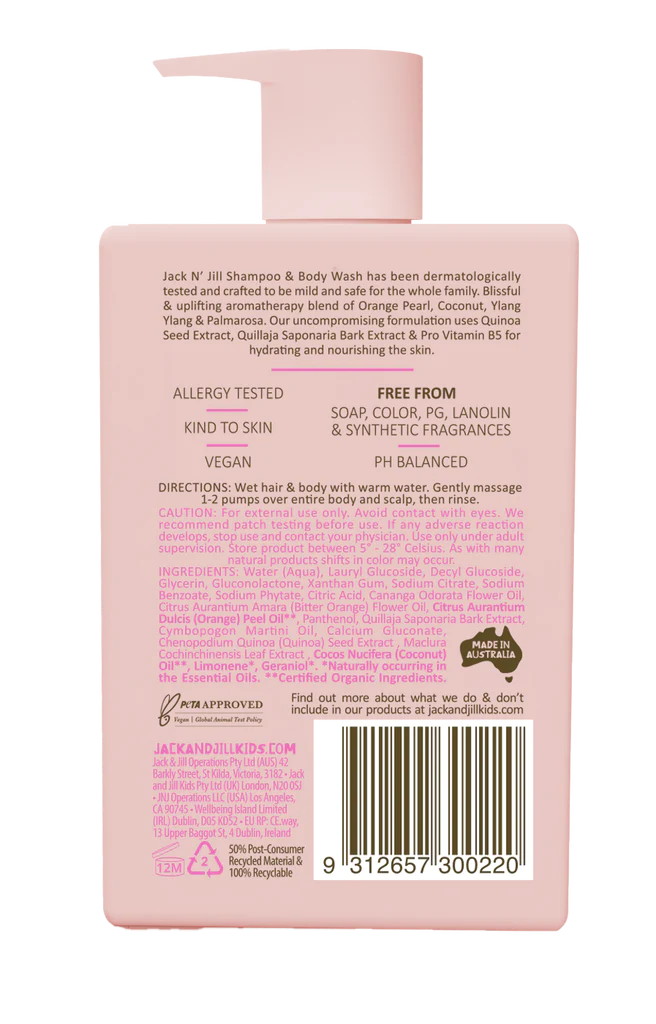 Jack N' Jill Shampoo & Body Wash // Uplifting & Botanical Blend