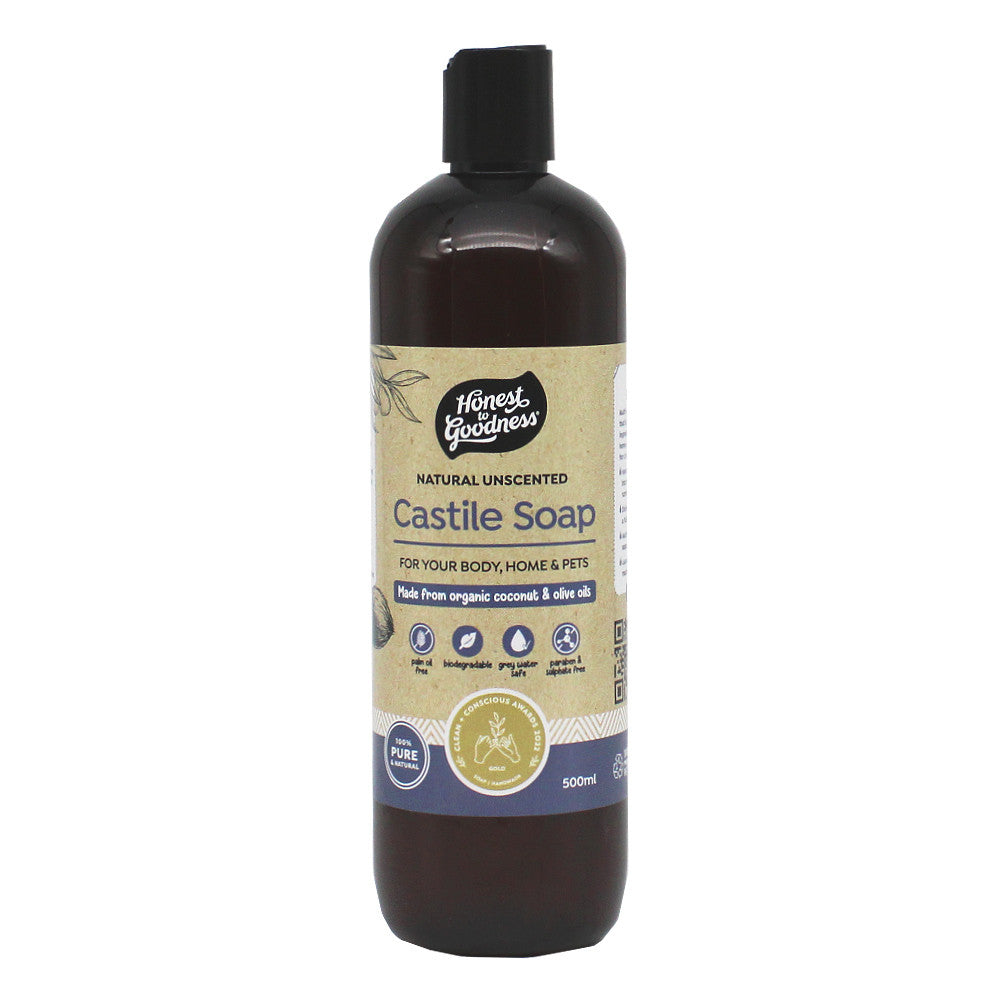 Honest To Goodness Natural Unscented Castile Soap