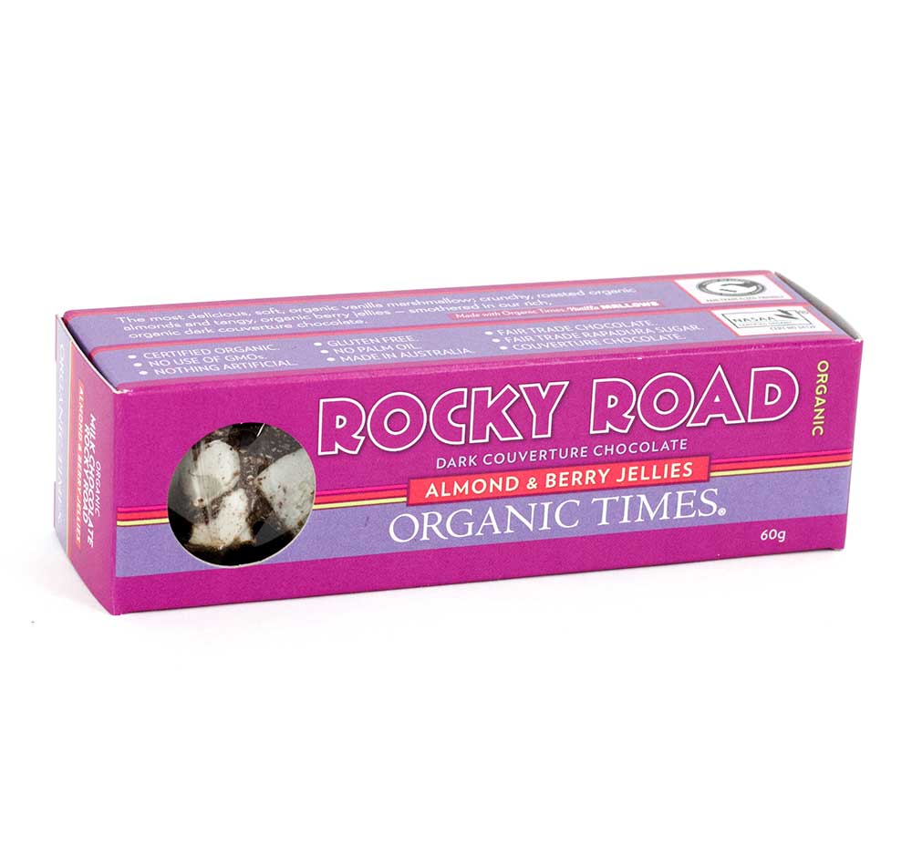 Organic Times Dark Chocolate Rocky Road