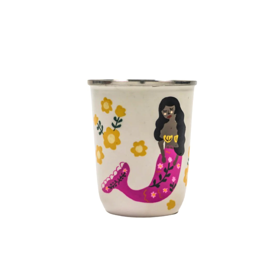 Picnic Folk Tumbler // Mermaid