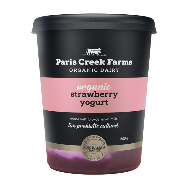 Paris Creek Organic Yogurt - Strawberry