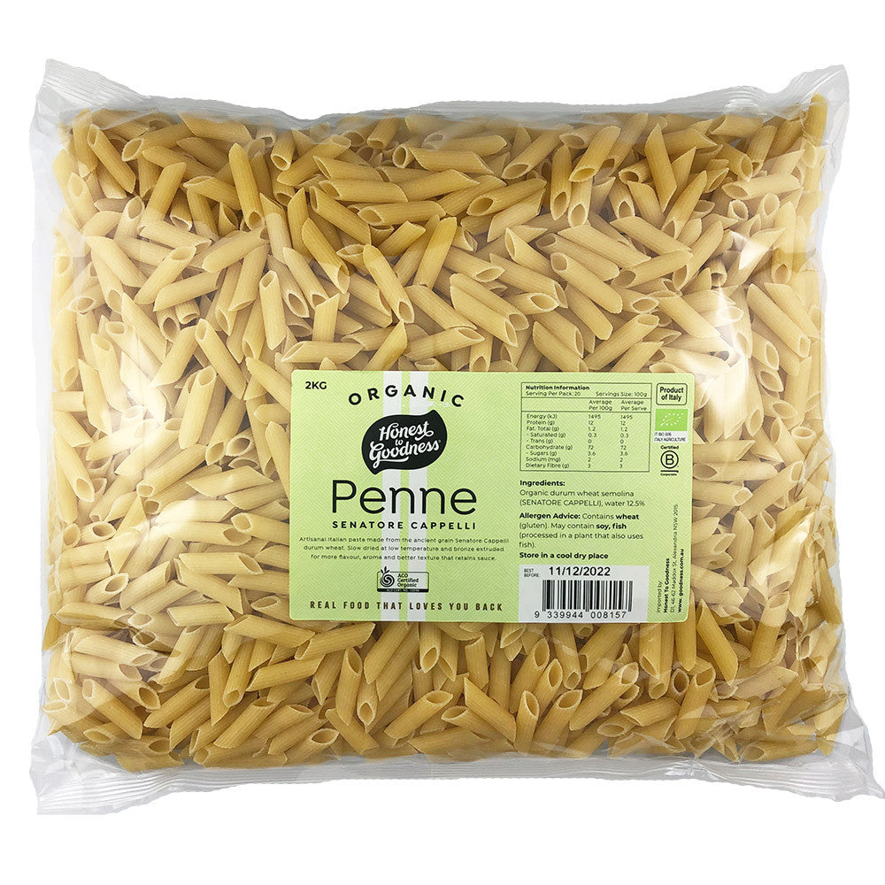 Honest To Goodness Organic Penne - Senatore Cappelli