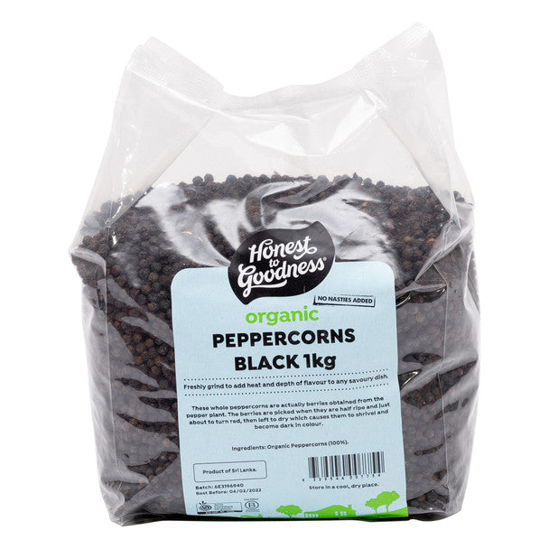 Planet Organic Peppercorns Black