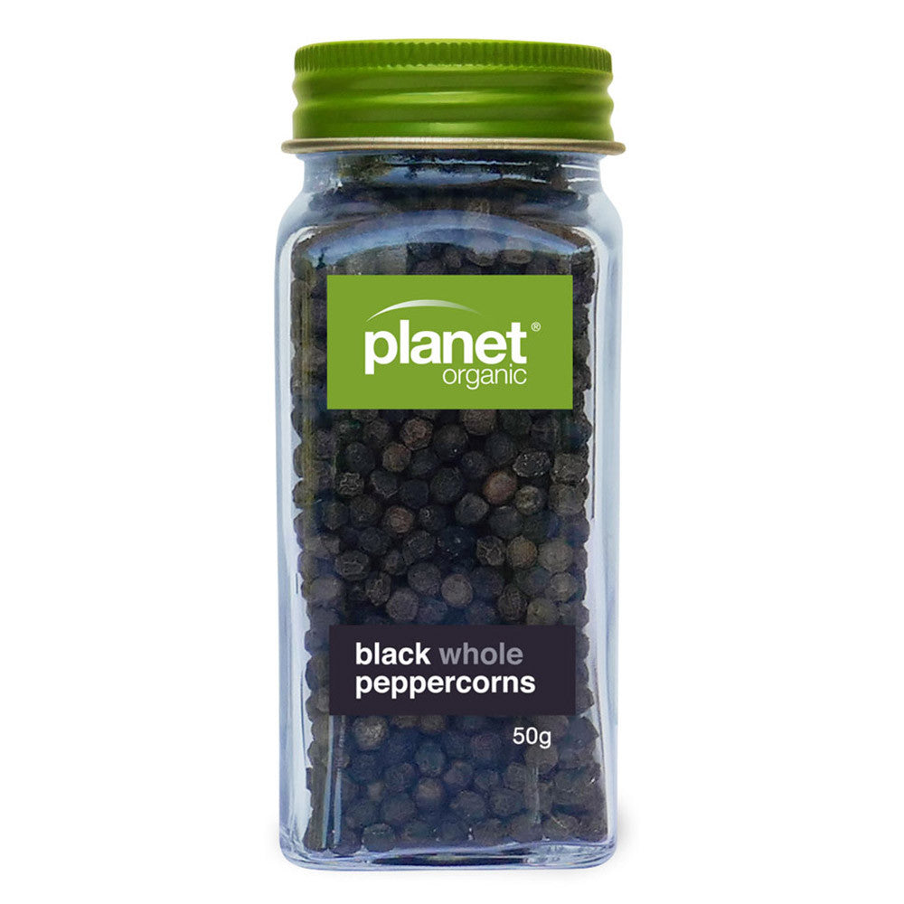 Planet Organic Peppercorns Black