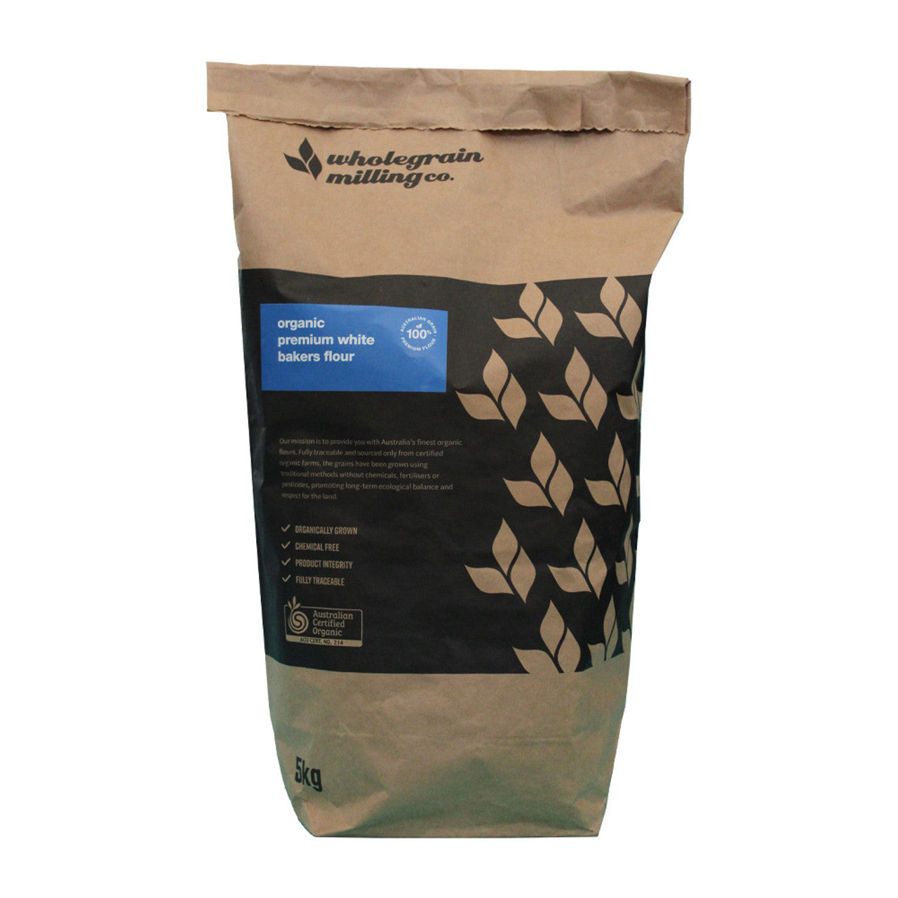 Wholegrain Milling Co Organic Premium White Bakers Flour